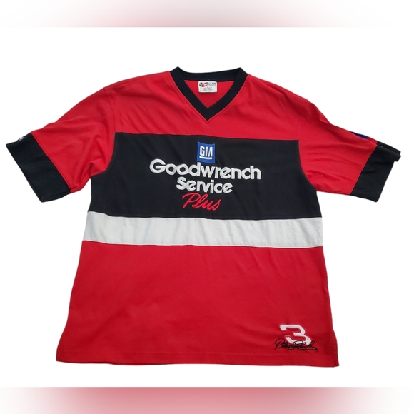 Chase Authentics Other - Vintage Dale Earnhardt T-Shirt Mens L Red Goodwrench Service Plus Nascar Racing